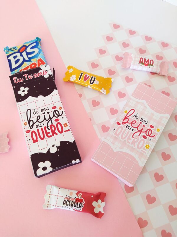 Kit Kat  ou BIS - Coleção dia dos namorados