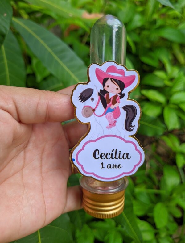 Aplique 3D para Tubete Boiadeira  |  Aniversário | Festa Infantil | Lembrancinhas Personalizadas - Image 2