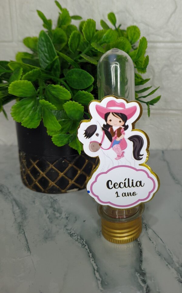 Aplique 3D para Tubete Boiadeira  |  Aniversário | Festa Infantil | Lembrancinhas Personalizadas - Image 3